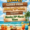 Annual leave 16.03.26 - 30.03.26